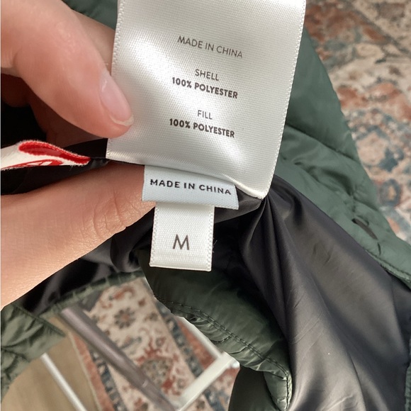 Men’s Aztech mountain green quilted jacket medium - Picture 5 of 6